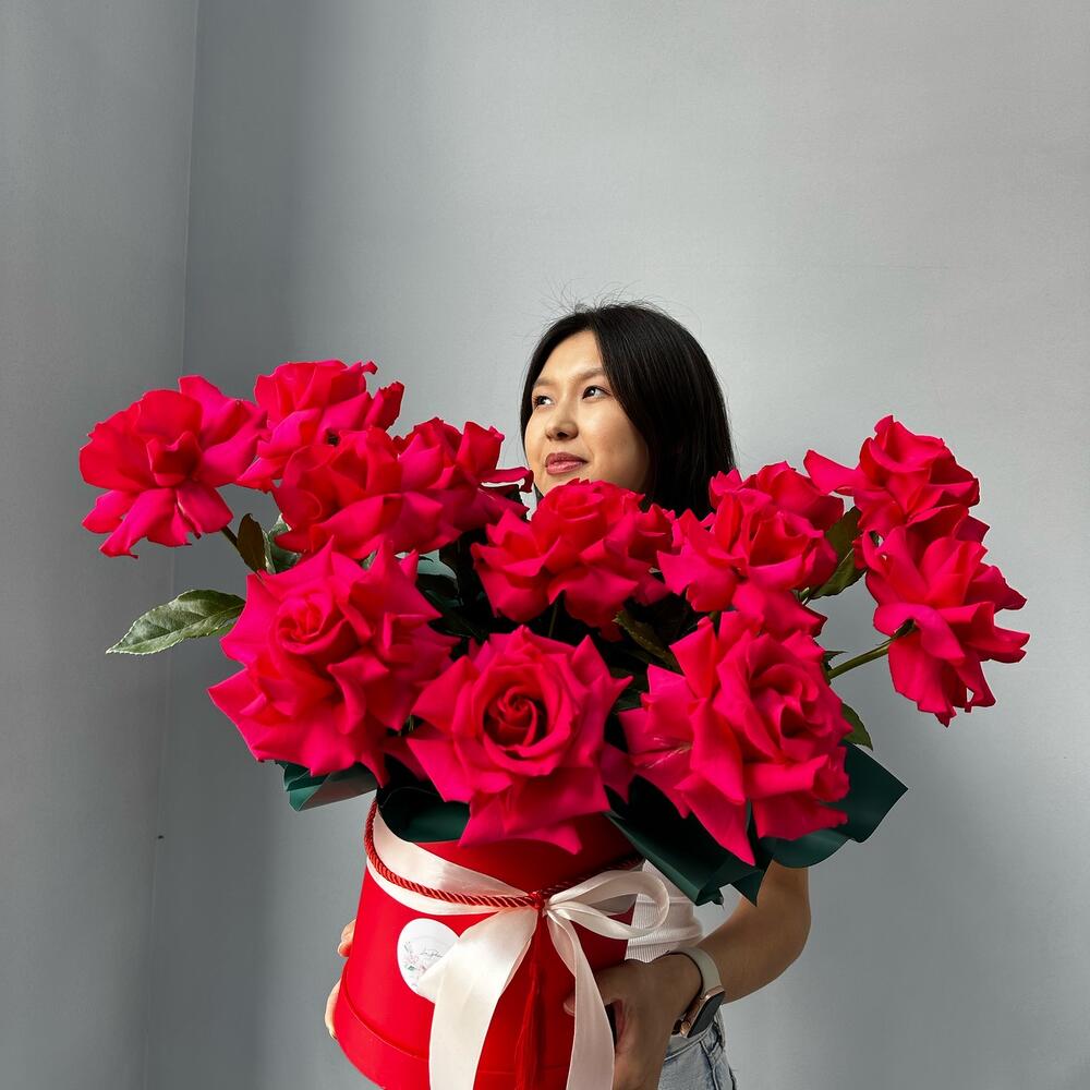 Цветы в коробке